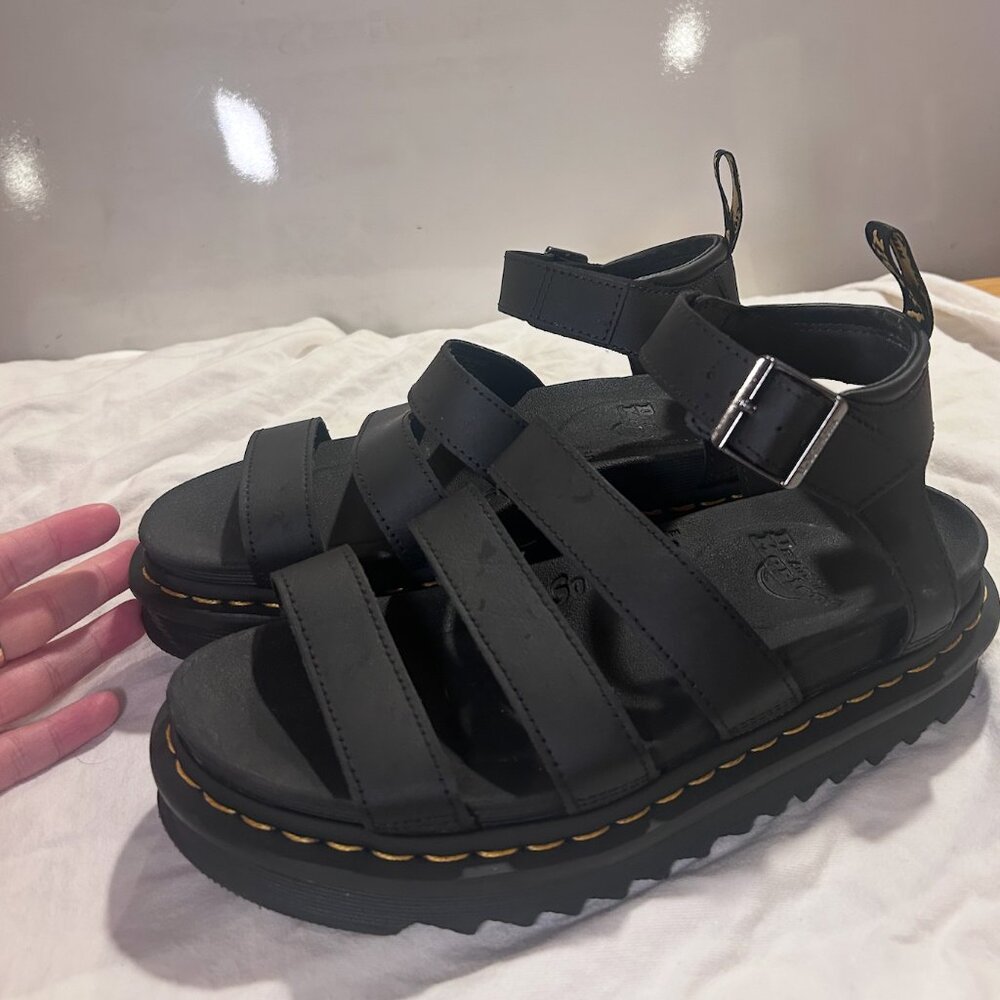 Doc Marten Blaire Hydro Leather Strap Sandals Blaire Sandals